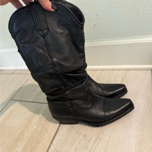 Genuine leather Cowboy boots.